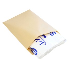Heiko Plastic Shopping Bags, Hanger Type, Milky White, SK-40, 10.2 x 18.9 x 2.6 inches (26 x 48 x 6.5 cm), Pack of 100