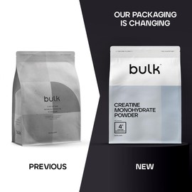 Bulk Bulk Creatine Monohydrate Powder, Vanilla, 500 g, 100 Servings, Packaging May Vary