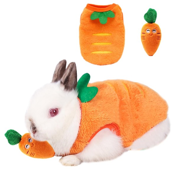 ANIAC XS Dog Sweater and Carrot Toy Set Warm Cat