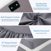 Grounding Sheets Queen Size, 95% Organic Cotton + 5% Pure