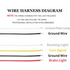 Bullet Rear Brake Light Bar with Turn Signals Smoke Lens