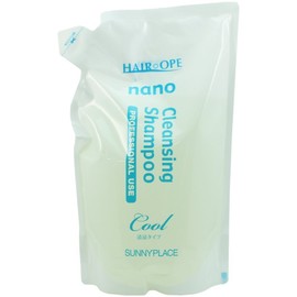 Sunnyplace Nano Supplement Cleansing Shampoo, Cool Refill, 28.7 fl oz (800 ml)