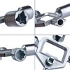 SCHÜNKE Control Cabinet Key with Stepped External Square, Sturdy and