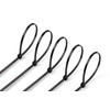 ERKO Cable Ties Black 200 x 7,6 mm 25 Pieces