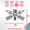 10-Pack Inkfidel 18B Special Forces Weapons Sergeant Crossed Arrows Vinyl