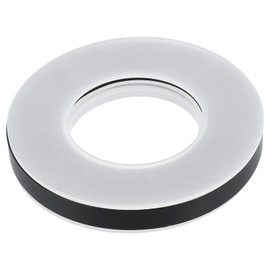sourcing map Bathroom Sink Mounting Ring, Plastic Sink Drain Mount Support Base for Home Countertop Glass Ceramic Sinks, Black