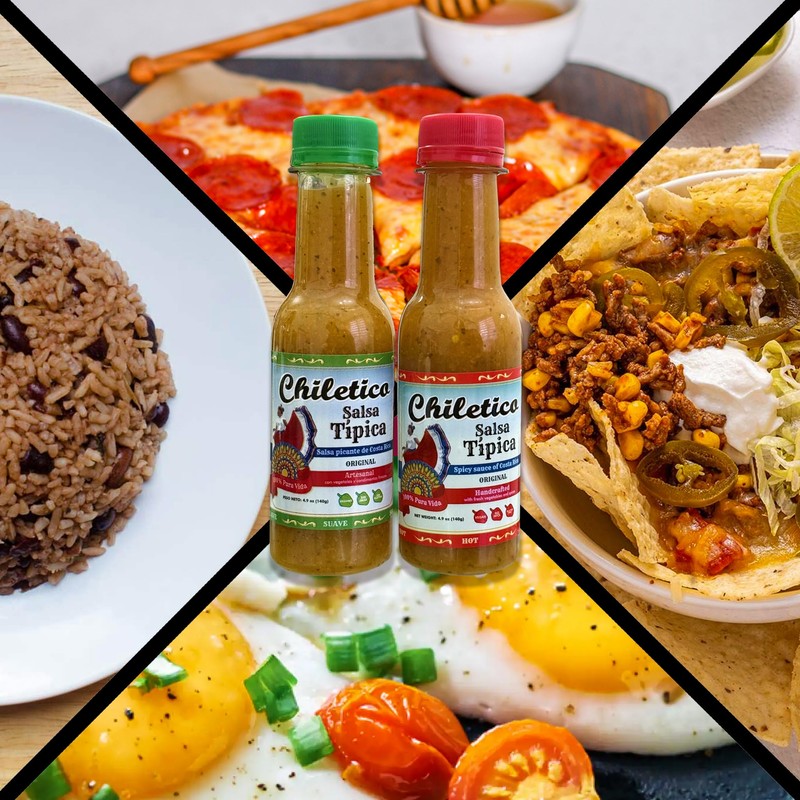 Chiletico Típica Sauce – 2 Mild + 2 Hot –