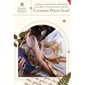 "Covenant" Prayer Shawl – Christian Gifts for Women, Bible Verse Accesories, Faith-Based Worship Scarf, Lightweight Modal (Scarf Only)