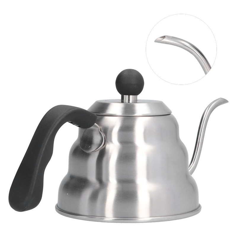 Stainless Steel Pour Over Coffee Kettle Vintage Gooseneck Spout Pot