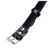 Work Time SB-103 Black Floor Leather Single Pin Buckle Belt, 1.3 inches (34 mm)