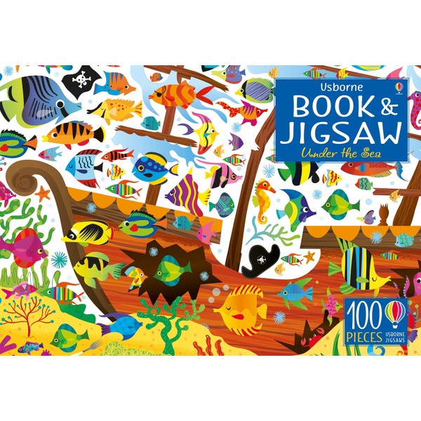 AN USBORNE JIGSAW WITH A BOOK UNDER THE SEA