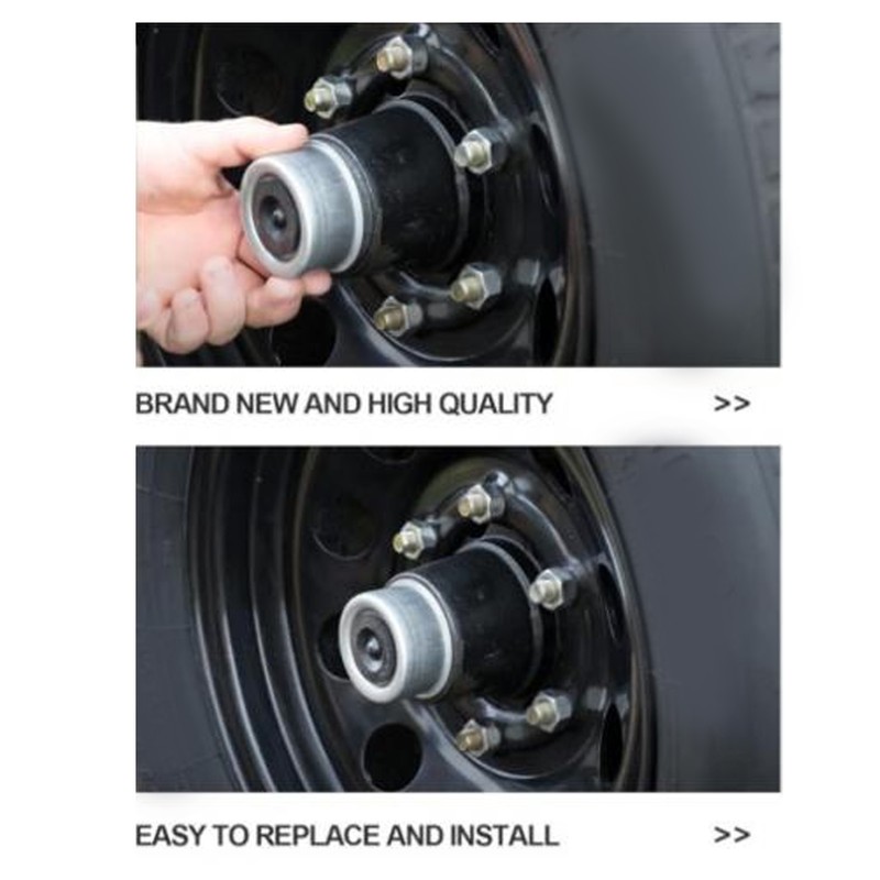 4 Set Trailer Hub Bearing Dust Caps Trailer Axle Dust
