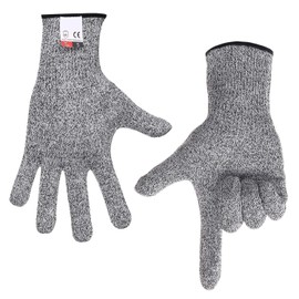 SZYIKUER Cut Resistant Gloves Food Grade Level 5 Hand Protection,Kitchen Cut Gloves (X-Small)