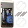 SG Store 4 Sets Air Compressor Head Aluminum Gasket Reed