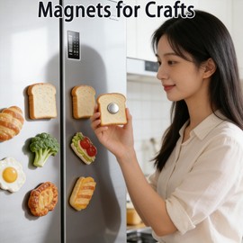 60 pcs Small Strong Rare Earth Magnets,6 * 2mm N52 Tiny Round Heavy Duty Neodymium Disc Refrigerator Magnets for Whiteboard,Crafts,DIY,Model Building,Home, Kitchen, Office, Schooland Industrial Use