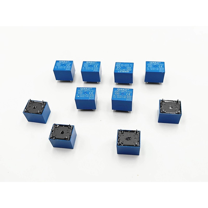 LUOYIMAO General Purpose Relay 10 pcs DC 3V Coil 5
