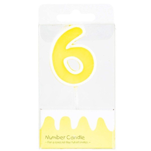 Cuzco Number Candle [6] Candle Birthday Party