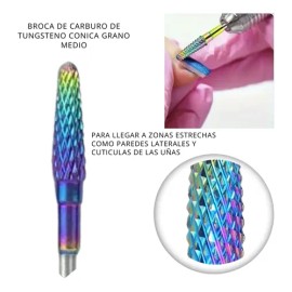 Punta De Pulidor Drill Para Manicura Uñas Tungsteno Carburo                                                                                           