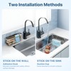 Sponge Holder,Multifunctional Sponge Holders with Two Installation Methods Kitchen Sink