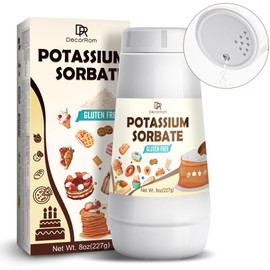 Potassium Sorbate 227 g - 100% Pure Potassium Sorbate Preservative for Wine Making, Brewing, Jam - E202 Potassium Sorbate Stabiliser for Preserving Cheese, Wine, Yogurt, Sauces