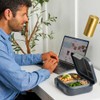 Bentgo Modern Leak Resistant Bento Lunchbox, Dark Grey