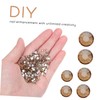 Ipetboom DIY Nail Charms 4320 Pcs Round Manicure Rhinestones Crystal
