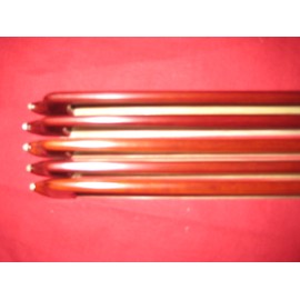 5 For Sale! Full-size 4/4 Silver Mounted Violin Bow, Brazilwood, Flower Inlay, Well-balanced Bow