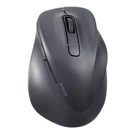Elecom Wireless Mouse, EX-G Bluetooth, Quiet Design, XL Size, 5 Buttons, Multi-Pairing, "AskDoctors Evaluation Service" Certified, Antibacterial, Black M-XGXL30BBSKBK