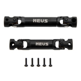 MEUS RACING Ascent 32 Driveshaft Front Rear Drive Shaft for 1/32 Redcat Ascent-32 RC Crawler Upgrades (Black)