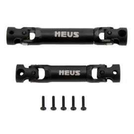 MEUS RACING Ascent 32 Driveshaft Front Rear Drive Shaft for 1/32 Redcat Ascent-32 RC Crawler Upgrades (Black)