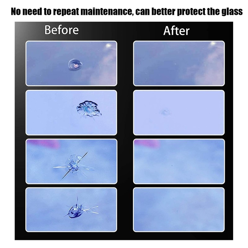 2PCS Car Windshield Repair Liquid Windscreen Chip Repair Kit DIY