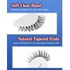 ENFOO Lashes Natural Everyday Wispy Lashes Natural Look Clear Band