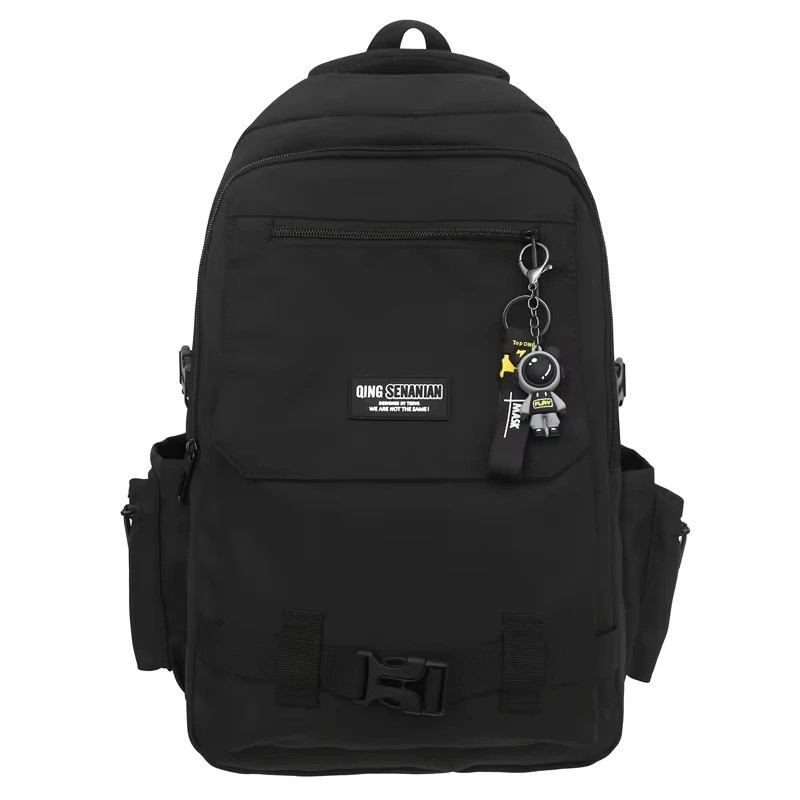 2026Japanese-Style Large Capacity Waterproof Polyester Backpack Zipper Trendy High School