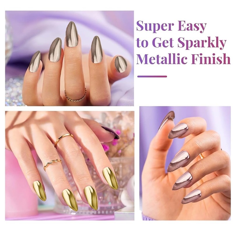 Nail Glitter Powder Set