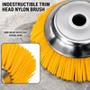 8-Inch Nylon Wire Wheel Weeder for Garden Weed Removal –