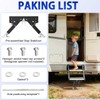 RV Step Stabilizer Kit for Travel Trailers/5th Wheels/Motorhomes, Camper Steps