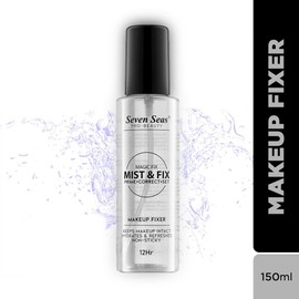 Seven Seas Mist & Fix Makeup Fixer Prime + Correct + Set 12Hrs (Transparent) For Daily Use