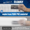 2-1/2" x 50' Ultra Flex Clear-Vue Heavy Duty PVC Dust