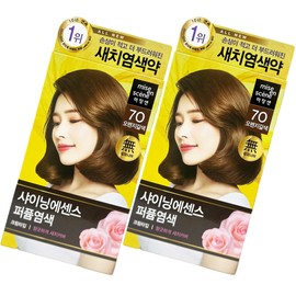 Mise-en-scène All New Shining Essence 7O Orange Brown x2 Gray Gray Cover / 미쟝센 올뉴 샤이닝 에센스 7O 오렌지갈색 x2개 새치커버