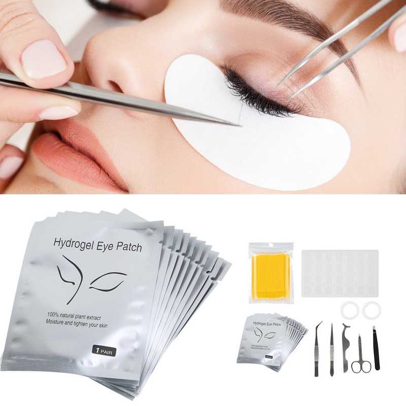 Training Eyelashes kit False Eyelash Extension Grafting Practice Tools Set
