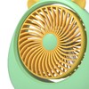 Cat Ear Desk Fan for Student Two Levels Adjustable Large