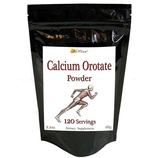 Pure Calcium Orotate Powder 500mg 120 Servings