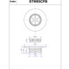McAlpine 1�" Standard Shower Waste - 85mm CP Brass STW85CPB