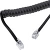 InLine 18895I Handset Spiral Cable RJ10 Male / Male Black