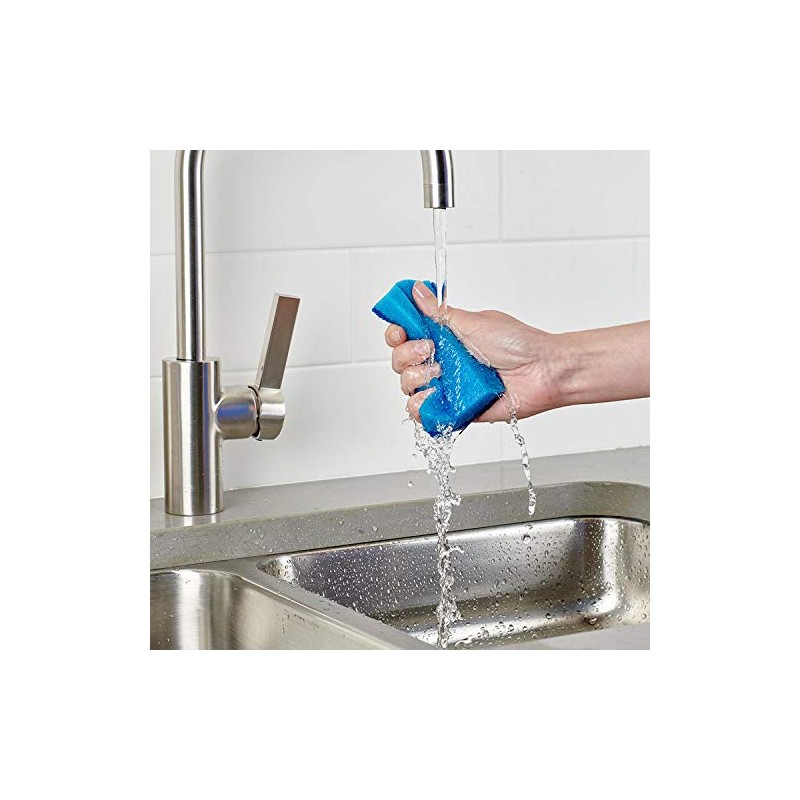 Brillo Estracell Sponges, Premium Long Lasting, Kitchen & Bathroom with