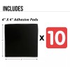 Unbranded Adhesive Sticky Pads for Road Reflectors | Pack of