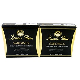 Ramon Pena Sardines in Olive Oil and Padron Pepper (2 Pack)