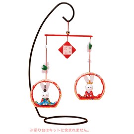 Panami hanging decoration kit Crepe Musical Mobile tyokonto Doll's Festival Pink LH – 41 