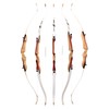 LWANO 66" Recurve Bow and Arrow Set for Youth &