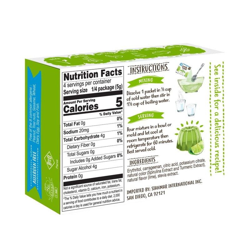 Simply Delish Natural Lime 24 x 20g